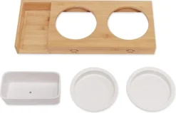 Pfotenolymp® Voederstation Met Kattengras Voor Katten - Porseleinen Kattenbak/Voedingsbak - Verhoogde Kom Set Met Kattengrasbak - Voerbak Hoog 9 Pfotenolymp® Voederstation Met Kattengras Voor Katten - Porseleinen Kattenbak/Voedingsbak - Verhoogde Kom Set Met Kattengrasbak - Voerbak Hoog -Merkloos Verkoop 1200x774