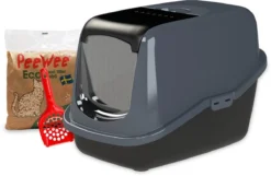 PeeWee Kattenbak EcoHus Startpakket - Antraciet - 56 X 39 X 38,5 Cm -Merkloos Verkoop 1200x780 6