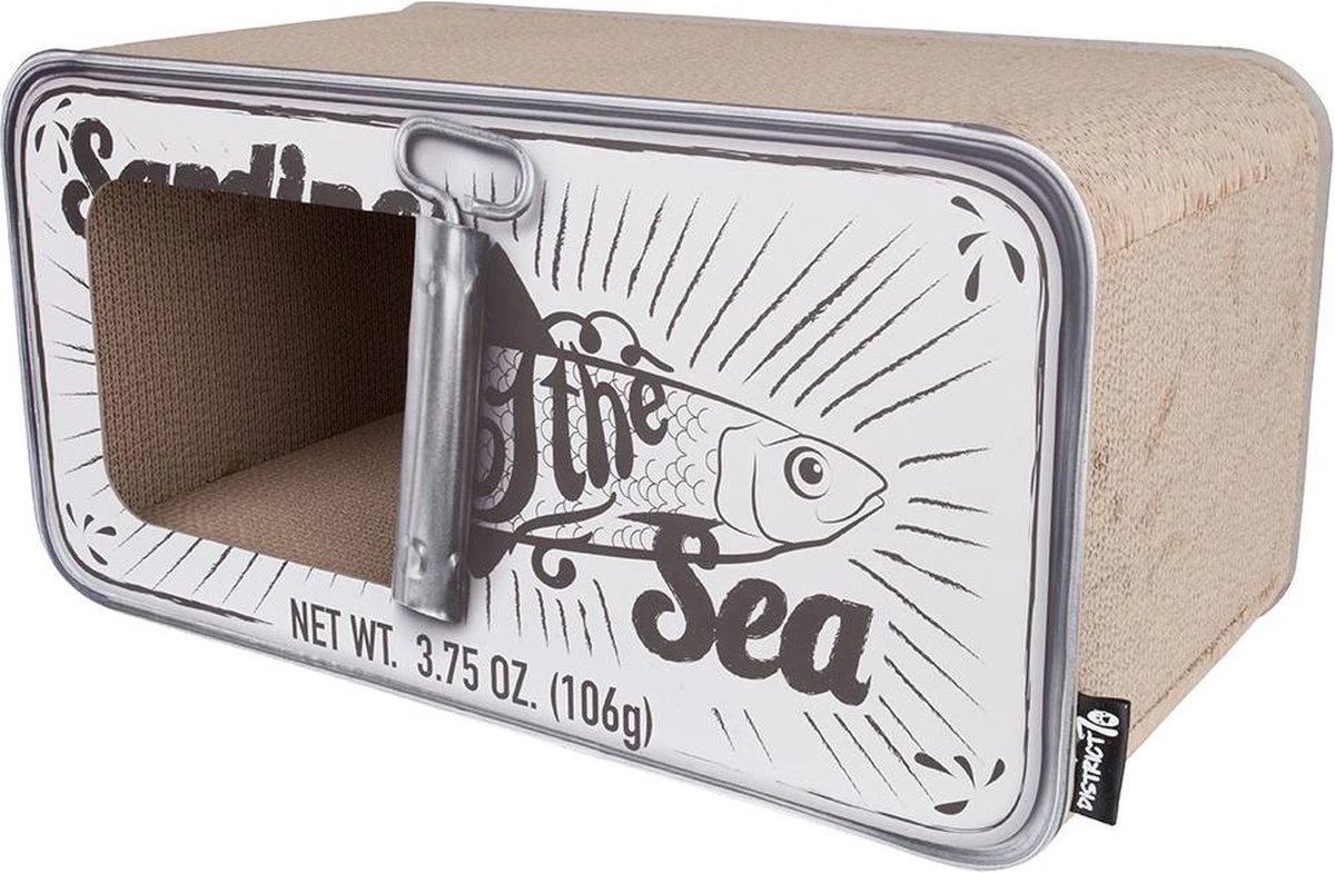 District 70 SARDINE - Design Katten Krabmeubel Van Gerecycled Karton - Zwart, Wit Of Perzik - Afmeting 60x30x30 Cm - Perzik 7 District 70 SARDINE - Design Katten Krabmeubel Van Gerecycled Karton - Zwart, Wit Of Perzik - Afmeting 60x30x30 Cm - Perzik - Image 7