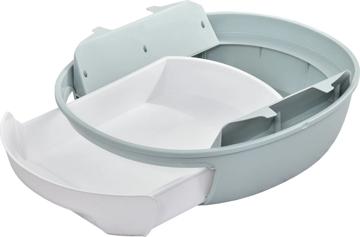 PawHut Kattentoilet Kattenbak Dakraam Bodembak Schep Draagbaar PP ABS D31-012 7 PawHut Kattentoilet Kattenbak Dakraam Bodembak Schep Draagbaar PP ABS D31-012 - Image 7