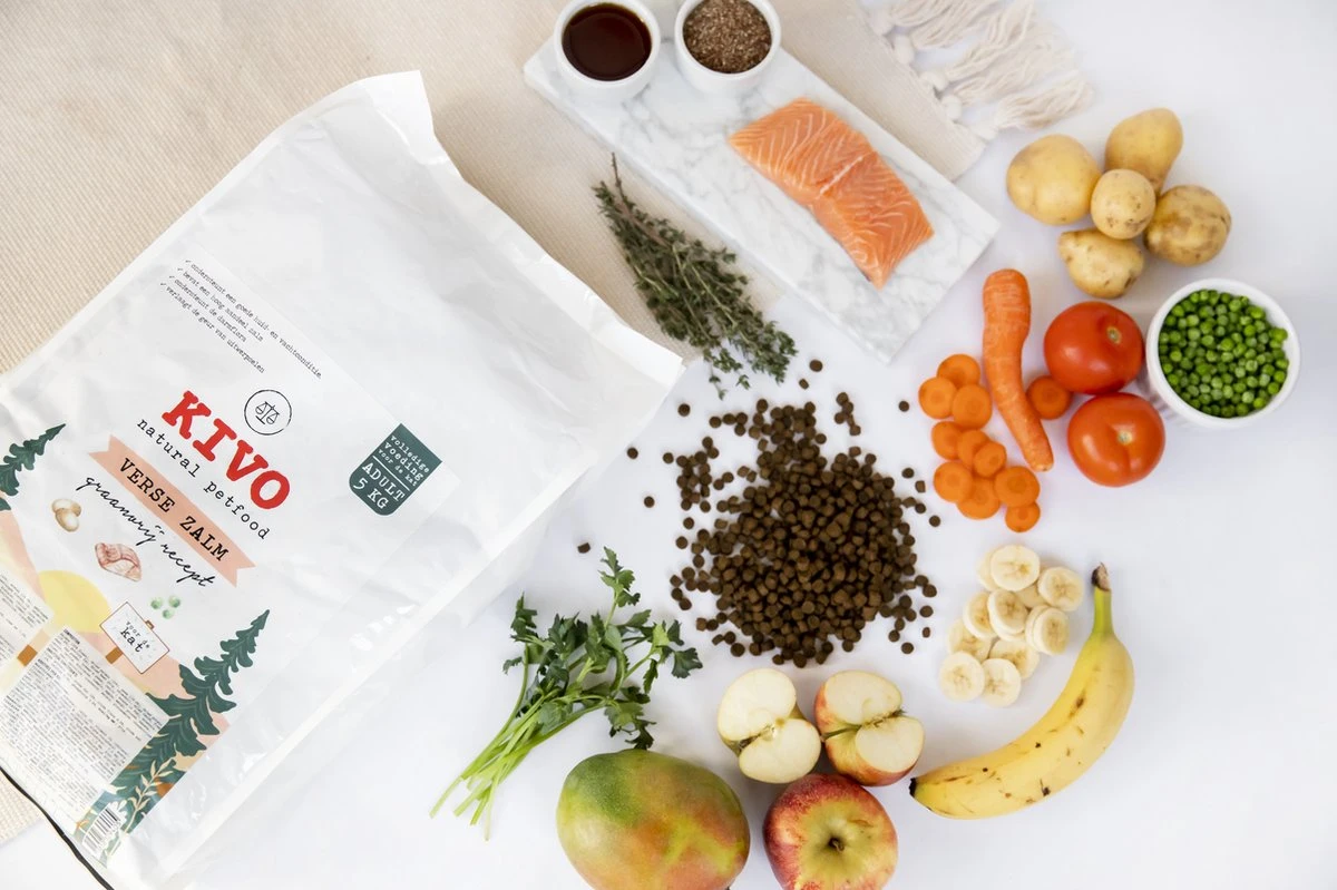 Kivo Petfood Kattenbrokken Verse Zalm - 5 Kg - Graanvrij 2 Kivo Petfood Kattenbrokken Verse Zalm - 5 Kg - Graanvrij - Image 2