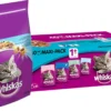 Whiskas Kattenvoeding Weekbundel Vis - Droogvoer + Natvoer - 7800g