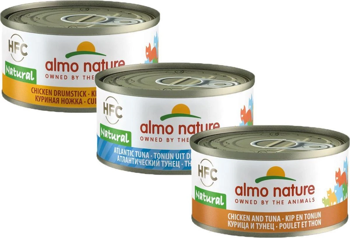 Almo Nature Natvoer Voor Katten - HFC Natural - 24 X 70g - Kip En Tonijn - 24 X 70 Gram 3 Almo Nature Natvoer Voor Katten - HFC Natural - 24 X 70g - Kip En Tonijn - 24 X 70 Gram - Image 3