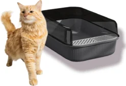 Merkloos Kattenbak - Zwart - Open - Incl. Schep - Modern - Hip - Trendy - Design Kattenbak -Merkloos Verkoop 1200x823 1