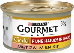 Gourmet Gold Fijne Hapjes In Saus - Kattenvoer Natvoer - Vis/Vlees - 96 X 85 Gr -Merkloos Verkoop 1200x857 3