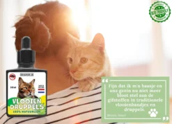 Natuurlijke Vlooiendruppels Voor Katten - Vanaf 4 Kg - 100% Natuurlijk - Vlooien - Zonder Giftige Pesticiden - 30 Ml - Speciale Formule Voor Katten - Vachtdruppels - Made In Holland -Merkloos Verkoop 1200x872 3