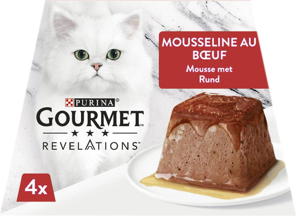 Gourmet Revelations Mousse - Kattenvoer Natvoer - Rund - 24 X 57 G 8 Gourmet Revelations Mousse - Kattenvoer Natvoer - Rund - 24 X 57 G - Image 8