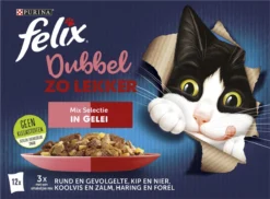 Felix Dubbel Zo Lekker Mix Selectie In Gelei - Katten Natvoer - 48 X 85g -Merkloos Verkoop 1200x883 6