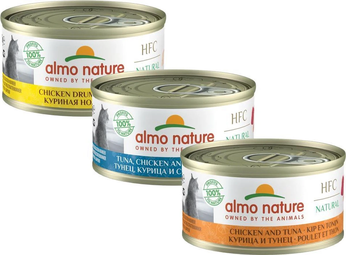 Almo Nature Natvoer Voor Katten - HFC Natural - 24 X 70g - Kip En Tonijn - 24 X 70 Gram 13 Almo Nature Natvoer Voor Katten - HFC Natural - 24 X 70g - Kip En Tonijn - 24 X 70 Gram - Image 13