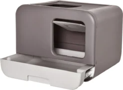 Kattenbak - 2 Uitgangen - Kattentoilet - Uitschuifbare Bodem - Met Schepje - Grijs 53 X 40 X 40 Cm 12 Kattenbak - 2 Uitgangen - Kattentoilet - Uitschuifbare Bodem - Met Schepje - Grijs 53 X 40 X 40 Cm -Merkloos Verkoop 1200x884 4