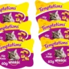 Whiskas Temptations 60 G - Kattensnack - 6 X Kip&Kaas