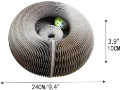 Magic Organ Cat Scratching Board Speelgoed |Magic Krab Karton Krabmat Voor Katten Design Krabkarton Voor Katten 2in 1 Met Speelgoed Balletje- Kattenspeeltjes - Alternatief Voor De Katten Krabpaal - Kattenspeelgoed -TikTok - TikTok Made Me Buy It -Merkloos Verkoop 1200x899 2