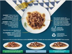 Gourmet Perle Duo – Kattenvoer Natvoer – Met Kip En Rund, Kalkoen En Lam, Kalf En Eend, Konijn En Wild – 48 X 85 Gr -Merkloos Verkoop 1200x906