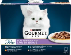 Gourmet Perle - Kattenvoer Natvoer - Land & Zee Duo Met Kip En Rund - 48 X 85 Gram -Merkloos Verkoop 1200x942 10