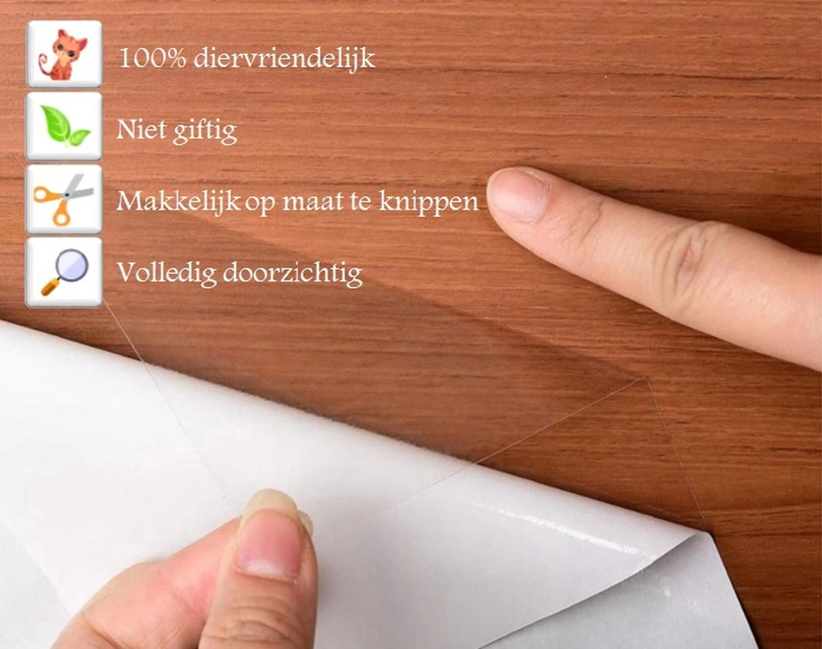 Merkloos Huisdieren Meubelbescherming -8 STUKS XL - EXTRA GROOT (45 X 30CM) - Krab Beschermer Katten - Anti Krab Katten - Krabpaal - Bescherming Tegen Krabschade - Antikrabben - Bankbeschermer - Bankbescherming 3 Merkloos Huisdieren Meubelbescherming -8 STUKS XL - EXTRA GROOT (45 X 30CM) - Krab Beschermer Katten - Anti Krab Katten - Krabpaal - Bescherming Tegen Krabschade - Antikrabben - Bankbeschermer - Bankbescherming - Image 3