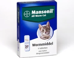 Mansonil All Worm Cat Ontworming - Kat - 4 Tabletten -Merkloos Verkoop 1200x950 4