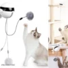 Merkloos Kattenhengel - Elektrisch Kattenspeelgoed - Kattenspeeltjes - Automatische Hengel - Kitten Speelgoed - Interactief Kattenspeelgoed - Bal - Katten - Poesjes - Kitten - Kat - Kattenbal - Kattenspeeltjes Intelligentie