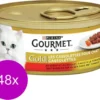 Gourmet Gold Cassolettes 85 G - Kattenvoer - 48 X Rund&Tomaat