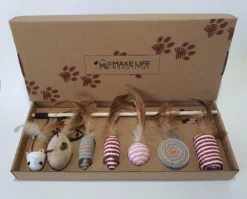 Make Life Beautiful® - Kattenspeeltjes Set - 7-delig - Kattenspeelgoed - Kattenhengel - Speelmuisjes - Kattenspeelgoed Set 18 Make Life Beautiful® - Kattenspeeltjes Set - 7-delig - Kattenspeelgoed - Kattenhengel - Speelmuisjes - Kattenspeelgoed Set -Merkloos Verkoop 1200x968