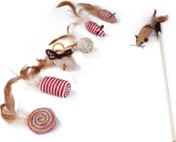 Make Life Beautiful® - Kattenspeeltjes Set - 7-delig - Kattenspeelgoed - Kattenhengel - Speelmuisjes - Kattenspeelgoed Set 21 Make Life Beautiful® - Kattenspeeltjes Set - 7-delig - Kattenspeelgoed - Kattenhengel - Speelmuisjes - Kattenspeelgoed Set -Merkloos Verkoop 1200x969 3