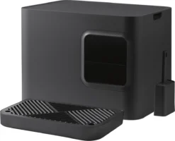 Hoopo® Dome Plus Kattenbak Grijs - Kattenbak - Kattenbakschep - 50x37.5x38cm - Grote Kattenbak