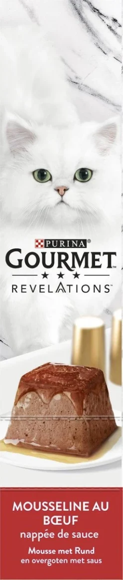 Gourmet Revelations Mousse - Kattenvoer Natvoer - Rund - 24 X 57 G 15 Gourmet Revelations Mousse - Kattenvoer Natvoer - Rund - 24 X 57 G -Merkloos Verkoop 256x1200