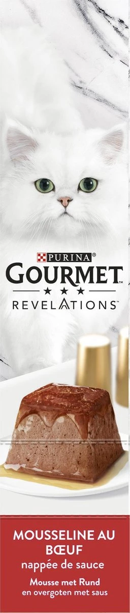 Gourmet Revelations Mousse - Kattenvoer Natvoer - Rund - 24 X 57 G 7 Gourmet Revelations Mousse - Kattenvoer Natvoer - Rund - 24 X 57 G - Image 7