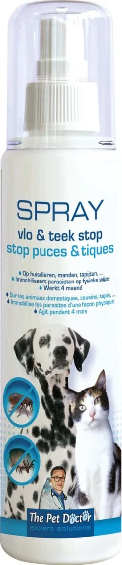 BSI The Pet Doctor - Vlo En Teek Stop Spray - Honden - Dierenverzorging - Voor De Afweer Van Teken, Vlooien En Andere Insecten Bij Honden En Katten - 200 Ml 5 BSI The Pet Doctor - Vlo En Teek Stop Spray - Honden - Dierenverzorging - Voor De Afweer Van Teken, Vlooien En Andere Insecten Bij Honden En Katten - 200 Ml -Merkloos Verkoop 260x1200