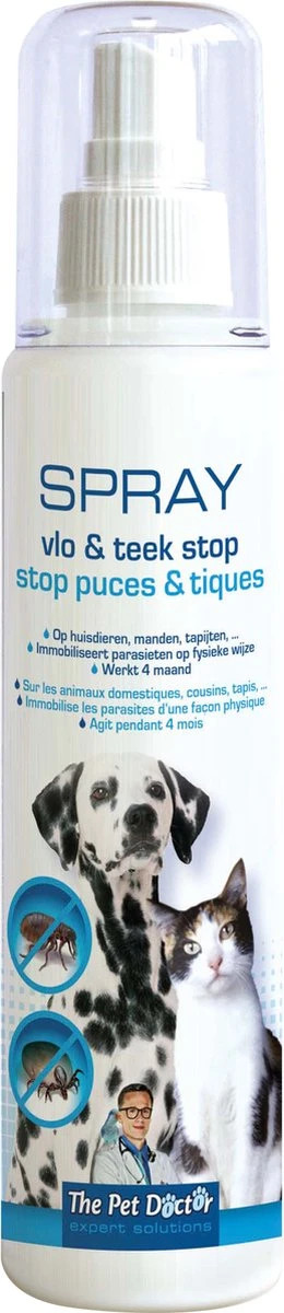 BSI The Pet Doctor - Vlo En Teek Stop Spray - Honden - Dierenverzorging - Voor De Afweer Van Teken, Vlooien En Andere Insecten Bij Honden En Katten - 200 Ml 3 BSI The Pet Doctor - Vlo En Teek Stop Spray - Honden - Dierenverzorging - Voor De Afweer Van Teken, Vlooien En Andere Insecten Bij Honden En Katten - 200 Ml - Image 3