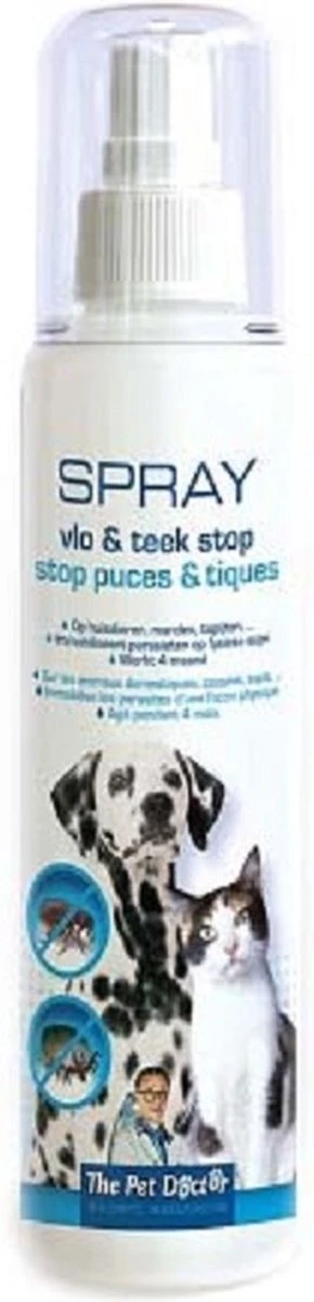 BSI The Pet Doctor - Vlo En Teek Stop Spray - Honden - Dierenverzorging - Voor De Afweer Van Teken, Vlooien En Andere Insecten Bij Honden En Katten - 200 Ml 1 BSI The Pet Doctor - Vlo En Teek Stop Spray - Honden - Dierenverzorging - Voor De Afweer Van Teken, Vlooien En Andere Insecten Bij Honden En Katten - 200 Ml