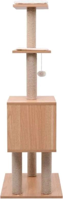 VidaXL Kattenkrabpaal Met Sisal Krabmat 123 Cm -Merkloos Verkoop 384x1200