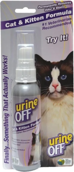 Urine Off - Geur En Vlekverwijderaar Voor Kitten En Kat Urine 118 Ml -Merkloos Verkoop 516x1200