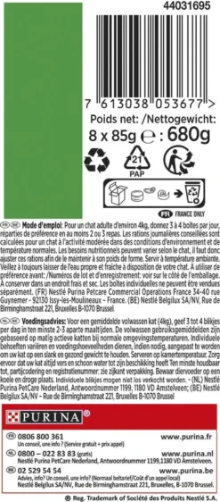 Gourmet Nature's Creations - Kattenvoer Natvoer - Zeevis - 48 X 85 Gr -Merkloos Verkoop 527x1200