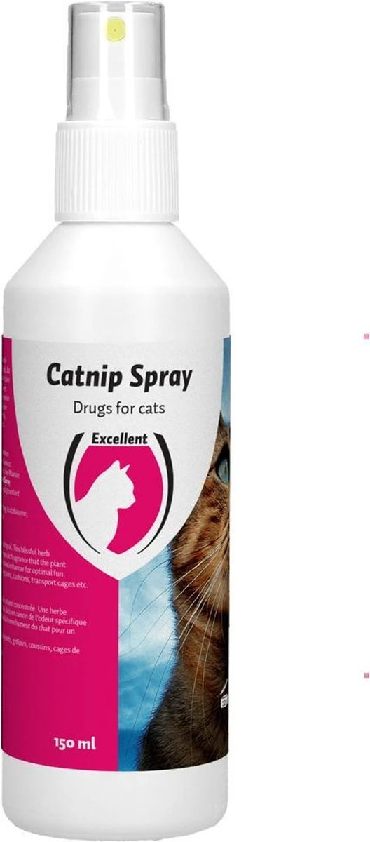 Excellent Catnip Spray - Kattenkruid Spray - Ideaal Voor Speeltjes, Krabpalen, Ligkussens En Transpoortkooien - Geschikt Voor Katten - 150 Ml 1 Excellent Catnip Spray - Kattenkruid Spray - Ideaal Voor Speeltjes, Krabpalen, Ligkussens En Transpoortkooien - Geschikt Voor Katten - 150 Ml