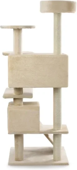 Krabpaal XXL Voor Kat -132 Cm -Beige - Kattenboom Voor Katten - Kattenhuis Van Sisal - XXL Klimpaal Voor Meerdere Katten 13 Krabpaal XXL Voor Kat -132 Cm -Beige - Kattenboom Voor Katten - Kattenhuis Van Sisal - XXL Klimpaal Voor Meerdere Katten -Merkloos Verkoop 543x1200