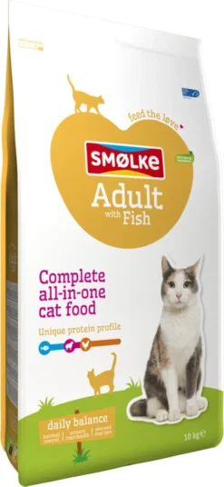 Smolke Adult Fish & Rice 10 Kg - Kat 32 Smolke Adult Fish & Rice 10 Kg - Kat -Merkloos Verkoop 553x1200