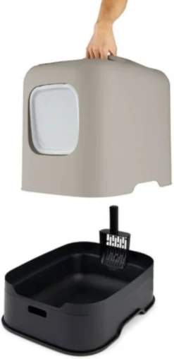 Rotho MyPet Biala Kattenbak Met Kap En Schepje / Gemaakt Van Gerecycled Plastic - Cappucino 13 Rotho MyPet Biala Kattenbak Met Kap En Schepje / Gemaakt Van Gerecycled Plastic - Cappucino -Merkloos Verkoop 584x1200 12