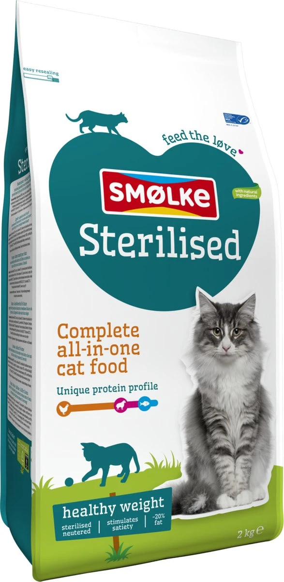 Smolke Sterilised Weight Control Light - 2 Kg 1 Smolke Sterilised Weight Control Light - 2 Kg