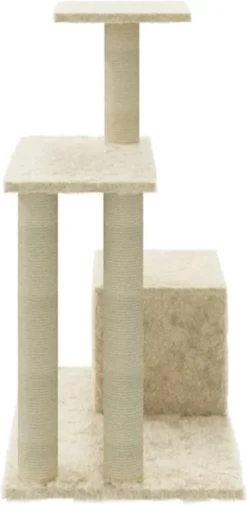 VidaXL Kattenmeubel Met Sisal Krabpalen 71 Cm Crèmekleurig 15 VidaXL Kattenmeubel Met Sisal Krabpalen 71 Cm Crèmekleurig -Merkloos Verkoop 587x1200 2