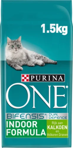 Purina One PURINA® ONE Indoor Rijk Aan Kalkoen & Volkoren Granen Brokjes 1,5 Kg 31 Purina One PURINA® ONE Indoor Rijk Aan Kalkoen & Volkoren Granen Brokjes 1,5 Kg -Merkloos Verkoop 595x1200