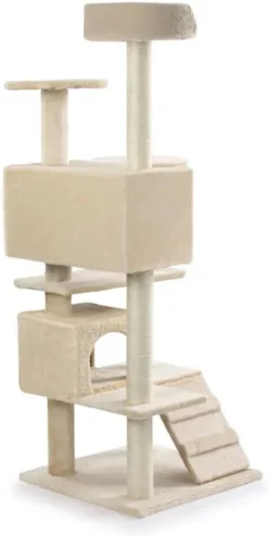 Krabpaal XXL Voor Kat -132 Cm -Beige - Kattenboom Voor Katten - Kattenhuis Van Sisal - XXL Klimpaal Voor Meerdere Katten 21 Krabpaal XXL Voor Kat -132 Cm -Beige - Kattenboom Voor Katten - Kattenhuis Van Sisal - XXL Klimpaal Voor Meerdere Katten -Merkloos Verkoop 600x1200 3