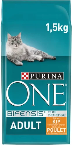 Purina One PURINA® ONE Adult Rijk Aan Kip & Volkoren Granen Brokjes 1,5 Kg 23 Purina One PURINA® ONE Adult Rijk Aan Kip & Volkoren Granen Brokjes 1,5 Kg -Merkloos Verkoop 601x1200