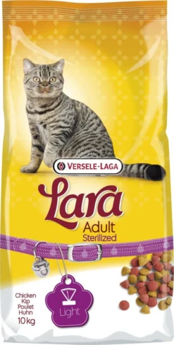 Lara Adult Sterilized - Kip & Eend - Kattenvoer - 10 Kg -Merkloos Verkoop 607x1200