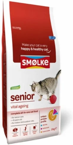 Smolke Senior Kat 4 Kg - Kat 31 Smolke Senior Kat 4 Kg - Kat -Merkloos Verkoop 608x1200