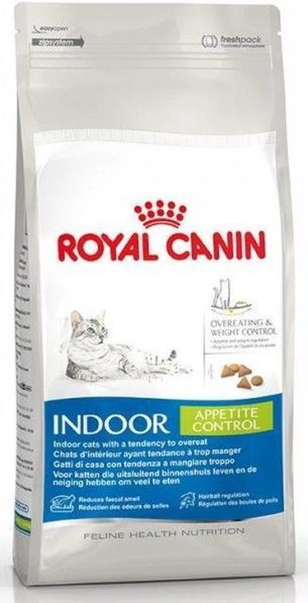 Royal Canin Indoor Appetite Control - Kattenvoer - 4 Kg 2 Royal Canin Indoor Appetite Control - Kattenvoer - 4 Kg - Afbeelding 2