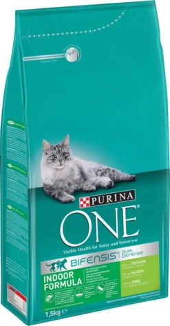 Purina One PURINA® ONE Indoor Rijk Aan Kalkoen & Volkoren Granen Brokjes 1,5 Kg 32 Purina One PURINA® ONE Indoor Rijk Aan Kalkoen & Volkoren Granen Brokjes 1,5 Kg -Merkloos Verkoop 627x1200