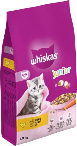 Whiskas Junior - Kattenbrokken - Kip - Zak 6 X 1,9 Kg -Merkloos Verkoop 633x1200