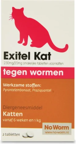 Exitel No Worm Ontwormingsmiddel - Kat 2 Tabl 9 Exitel No Worm Ontwormingsmiddel - Kat 2 Tabl -Merkloos Verkoop 634x1200 3