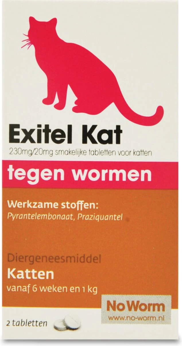 Exitel No Worm Ontwormingsmiddel - Kat 2 Tabl 3 Exitel No Worm Ontwormingsmiddel - Kat 2 Tabl - Image 3