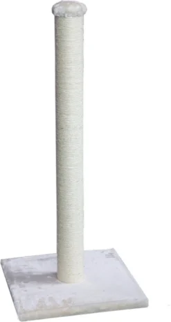 Adori Krabpaal Sam 40x40x90 Cm - Krabpaal - Creme&Wit